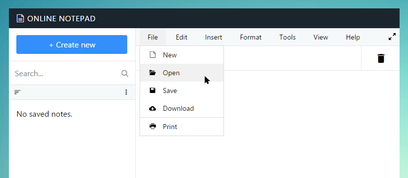 Open text file in Findseo